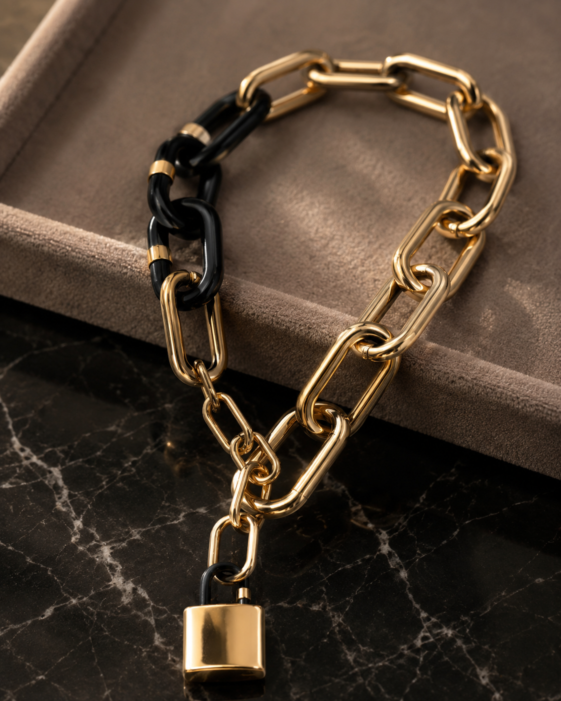 The Vanguard Onyx Link Necklace