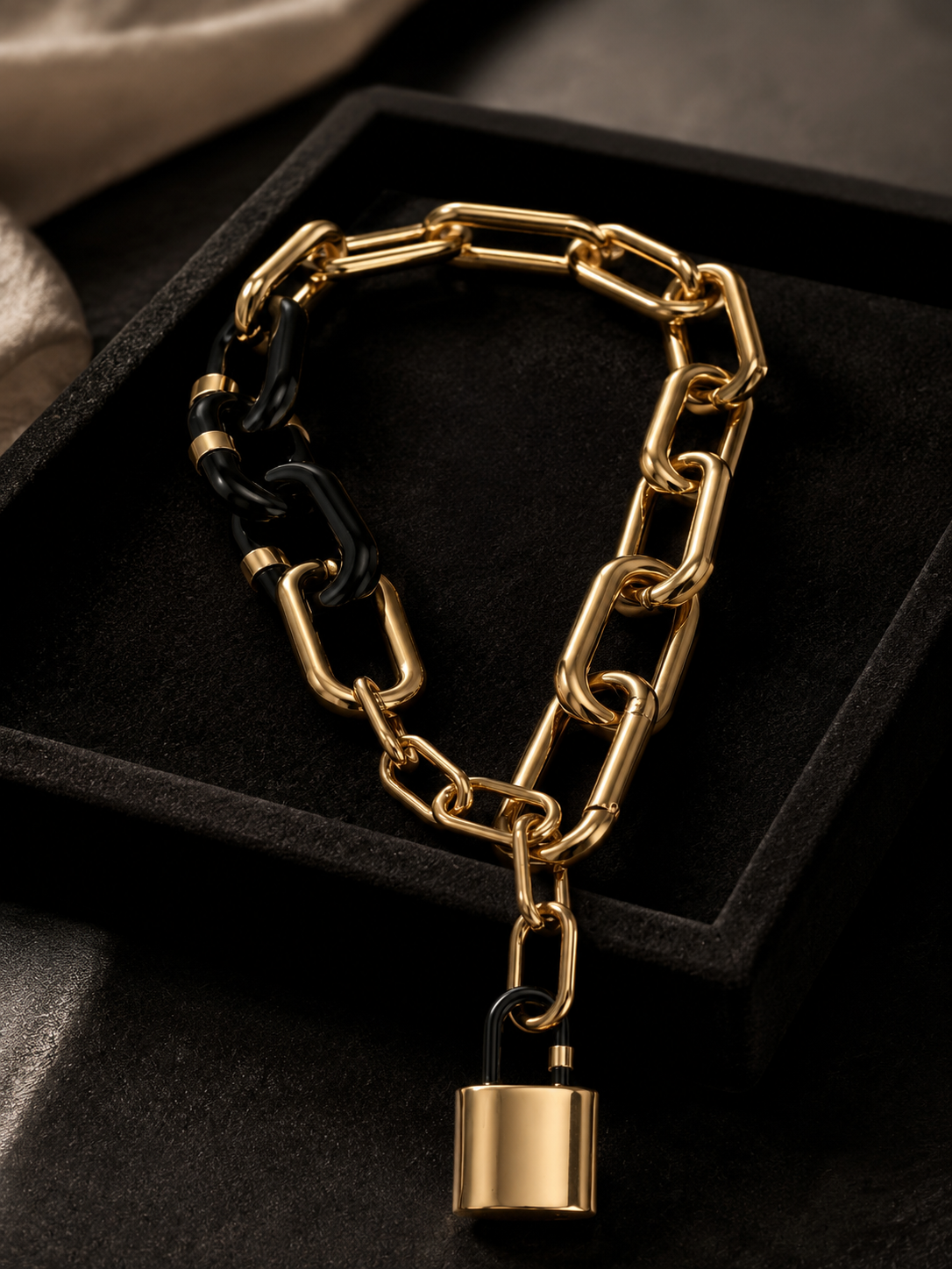 The Vanguard Onyx Link Necklace
