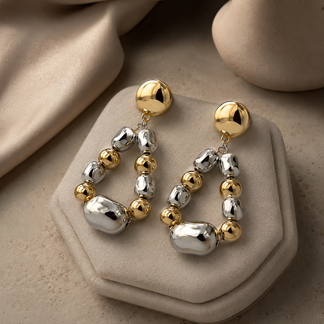 The Dynasty Molten Drop Earrings
