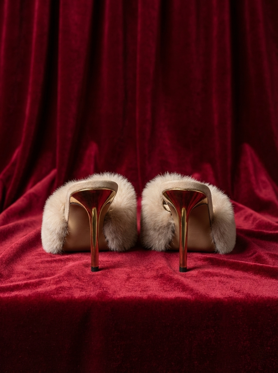 The Golden Reign: Champagne heel