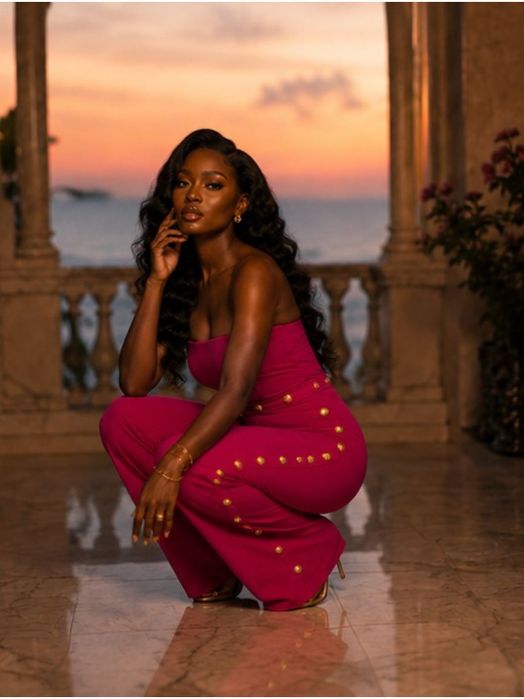 The Empress Jumpsuit & Kimono Set