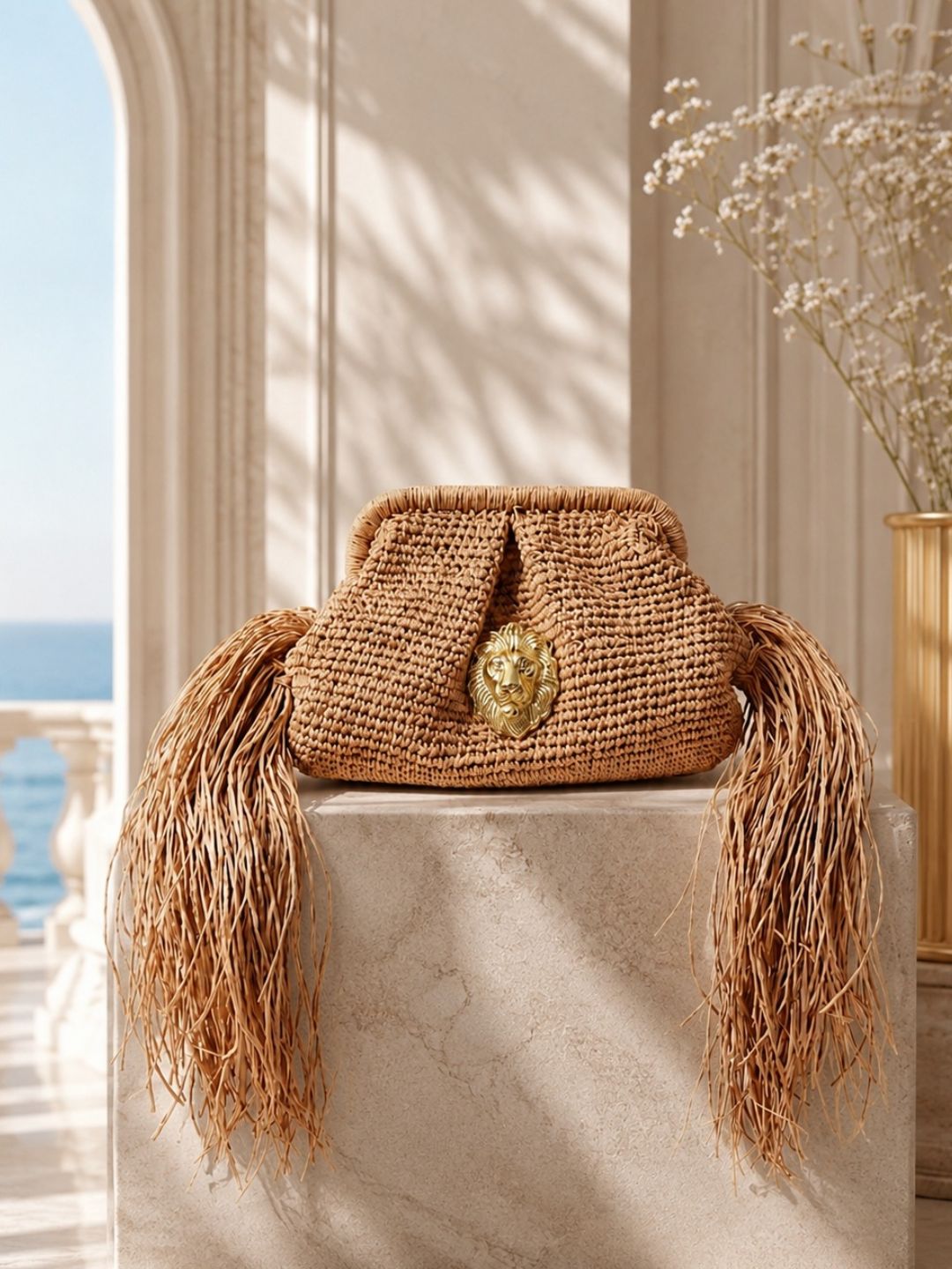 The Kimo Fringe Clutch