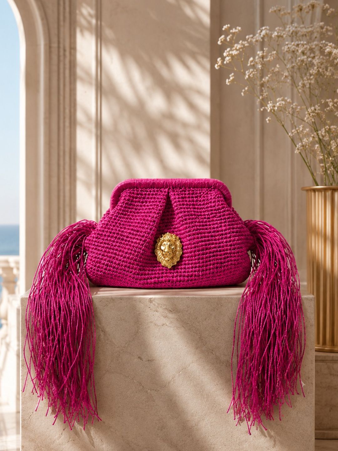 The Kimo Fringe Clutch