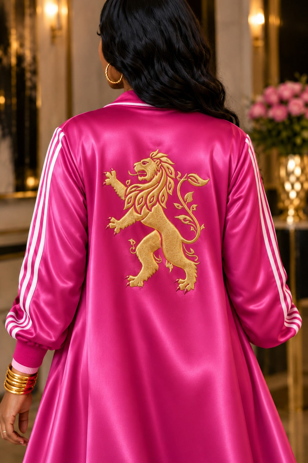The Royal Magenta Kimono Set