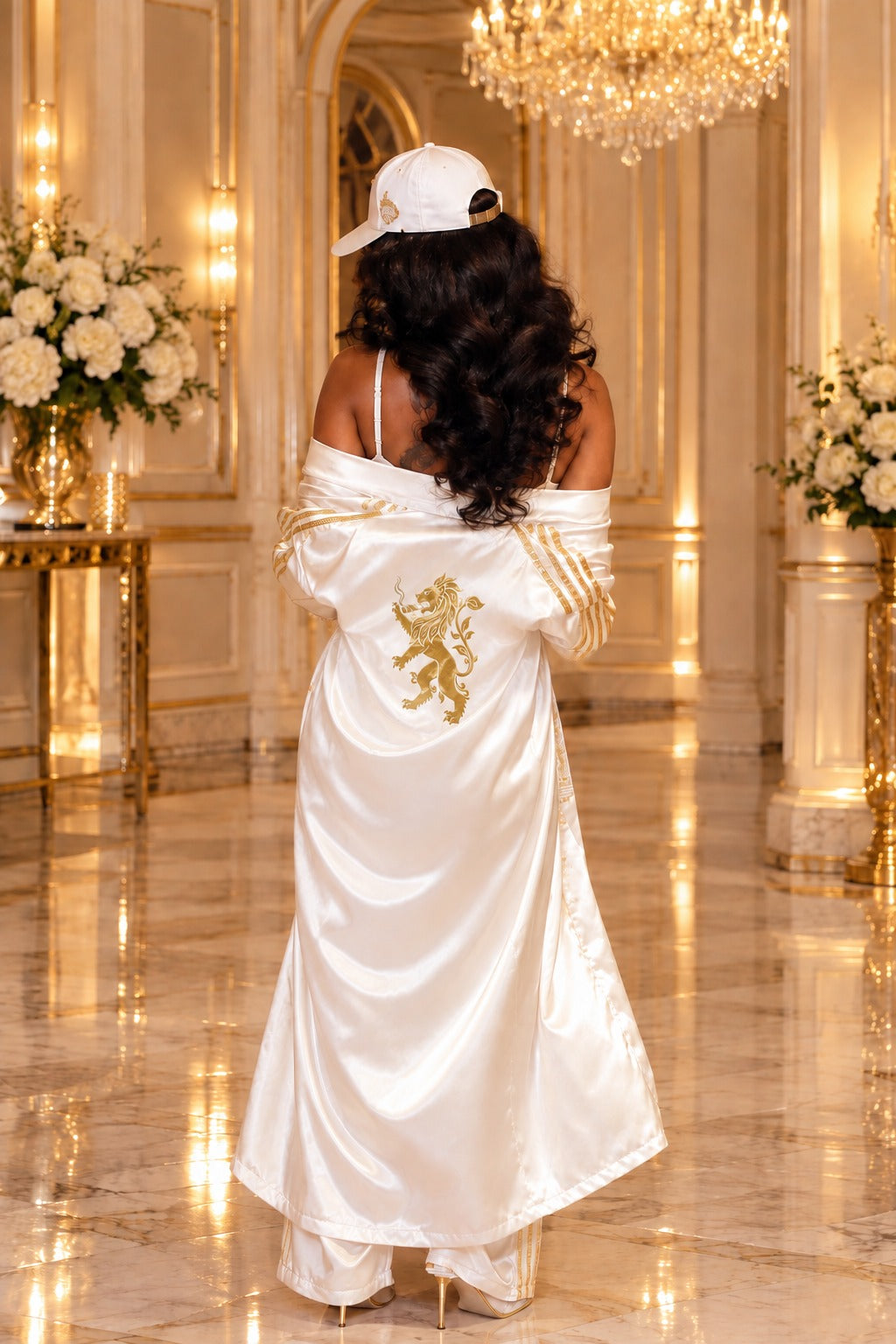 The Ivory & Gold Athleisure Set