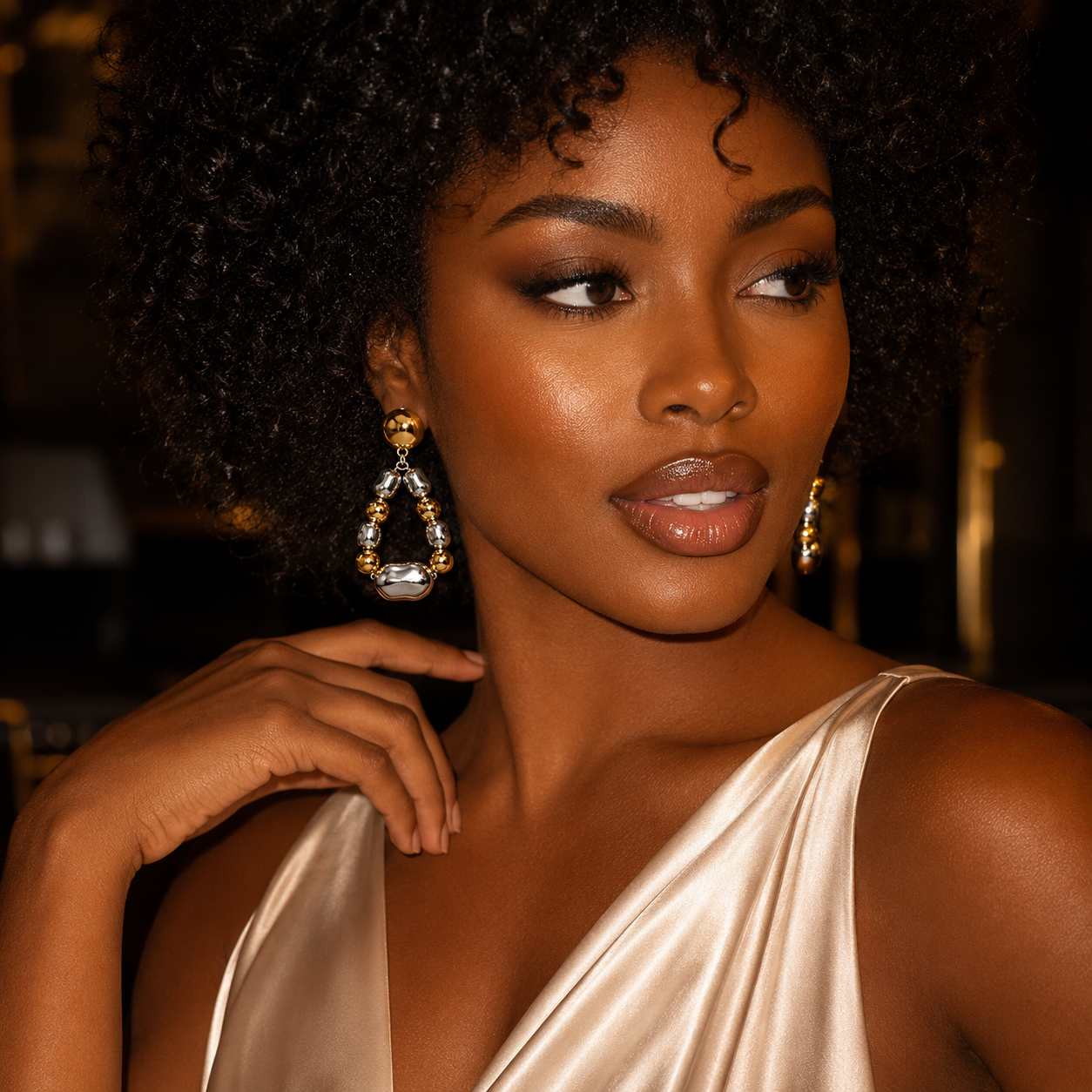 The Dynasty Molten Drop Earrings