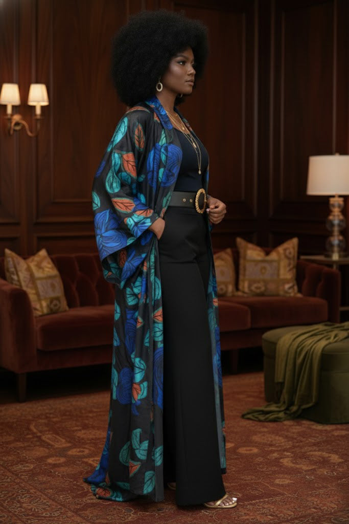 The Majesty Marble Kimono